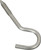 National Hardware 2153BC Series N220-822 Screw Hook, 3/8 in Opening, 4-7/8 in L, Stainless Steel, Zinc [SKU: ORG0730333]
