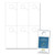 Micro-Perforated Parking Pass, 110 lb Index Weight, 8.25 x 11, White, 6 Passes/Sheet, 50 Sheets/Pack [SKU: BLA06057SWH]