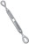 National Hardware 3270BC Series N177-394 Turnbuckle, 1040 lb Working Load, 3/8 in Thread, Eye, Eye, 6 in L Take-Up [SKU: ORG6844021]