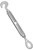 National Hardware 3272BC Series N177-493 Turnbuckle, 700 lb Working Load, 3/8 in Thread, Hook, Eye, 6 in L Take-Up [SKU: ORG7183486]