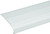 Amerimax 77103 Fascia Trim, 12 ft L, 6 in W, 0.018 Gauge, Aluminum, White, Enamel [SKU: ORG5170543]