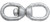National Hardware 3252BC Series N247-775 Chain Swivel, 3/16 in Trade, 700 lb Working Load, Steel, Galvanized [SKU: ORG7181662]