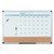 3-in-1 Calendar Planner Dry Erase Board, 36 x 24, Silver Frame [SKU: BVCMB0707186P]