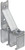 National Hardware N104-471 Box Rail Bracket, 300 lb, Steel, Galvanized [SKU: ORG7367550]