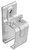 National Hardware N104-380 Box Rail Splice Bracket, Steel, Galvanized [SKU: ORG1250489]