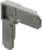 Prime-Line PL 14284 Square Cut Screen Frame Corner, Plastic, Gray, For: PL14077 Screen Window Frame [SKU: ORG6010904]