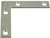 National Hardware 117BC Series N266-502 Corner Brace, 2-1/2 in L, 1/2 in W, 2-1/2 in H, Steel, Zinc, 0.07 Thick Material [SKU: ORG7624737]