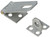 National Hardware V30 Series N102-723 Safety Hasp, 2-1/2 in L, Galvanized Steel, Non-Swivel Staple [SKU: ORG7182579]