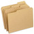 Dark Kraft File Folders with Double-Ply Top, 1/3-Cut Tabs: Assorted, Letter Size, 0.75" Expansion, Brown, 100/Box [SKU: PFXRK15213]