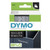 D1 High-Performance Polyester Removable Label Tape, 0.5" x 23 ft, White on Clear [SKU: DYM45020]