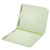 Dual-Tab Pressboard Fastener Folder, 2" Expansion, 2 Fasteners, Letter Size, Light Green Exterior, 25/Box [SKU: PFX45715]