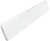 Foremost WS22R Right Handed Side Splash, 22 in OAL, 3-1/2 in OAW, 3/4 in OAH, Marble, Solid White [SKU: ORG2273043]