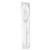 Mediumweight Polypropylene Cutlery, Forks, White, 1,000/Carton [SKU: DXEFM23C7]