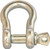 Campbell T9600435 Anchor Shackle, 400 lb Working Load, Carbon Steel, Zinc [SKU: ORG5676614]