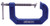 IRWIN 2025101 C-Clamp, 10 lb Clamping, 1-1/2 in Max Opening Size, 1-1/2 in D Throat, Steel Body, Blue Body [SKU: ORG5385125]