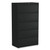 Lateral File, 5 Legal/Letter/A4/A5-Size File Drawers, Black, 36" x 18.63" x 67.63 [SKU: ALEHLF3667BL]