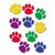 Paw Print Accents, Assorted Colors, 30 Pieces [SKU: TCR4114]