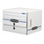 SIDE-TAB Storage Boxes, Letter Files, White/Blue, 12/Carton [SKU: FEL00061]