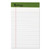 Earthwise by Ampad Recycled Writing Pad, Narrow Rule, Politex Green Headband, 50 White 5 x 8 Sheets, Dozen [SKU: TOP20152]
