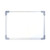 Dual-Sided Desktop Dry Erase Board, 18 x 12, White Surface with Aluminum Frame [SKU: FLP50000]