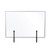 Protector Series Glass Aluminum Desktop Divider, 40.9 x 0.16 x 27.6, Clear [SKU: BVCGL34019101]
