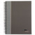 Royale Wirebound Business Notebooks, 1 Subject, Medium/College Rule, Black/Gray Cover, 10.5 x 8, 96 Sheets [SKU: TOP25331]
