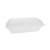 Foam Hinged Lid Containers, Single Tab Lock Hoagie, 9.75 x 5 x 3.25, White, 560/Carton [SKU: PCT0TH10099Y000]
