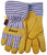 Kinco 1927-C Protective Gloves with Safety Cuff, Wing Thumb, Blue/Tan [SKU: ORG8634446]