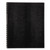 NotePro Notebook, 1 Subject, Medium/College Rule, Black Cover, 11 x 8.5, 150 Sheets [SKU: REDA10300BLK]