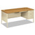 Metro Classic Series Right Pedestal "L" Workstation Desk, 66" x 30" x 29.5", Harvest/Putty [SKU: HONP3265RCL]