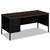 Metro Classic Series Left Pedestal "L" Workstation Desk, 66" x 30" x 29.5", Mocha/Black [SKU: HONP3266LMOP]