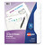 Write and Erase Durable Plastic Dividers with Straight Pocket, 8-Tab, 11.13 x 9.25, White, 1 Set [SKU: AVE16826]