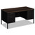 Metro Classic Series Double Pedestal Desk, Flush Panel, 60" x 30" x 29.5", Mocha/Black [SKU: HONP3262MOP]