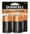 DURACELL MN1300R4Z Battery, 1.5 V Battery, 14 Ah, D Battery, Alkaline, Manganese Dioxide, Black [SKU: ORG1374081]