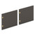 Pair of Mod Laminate Doors for 72"W Mod Desk Hutch, 17.87 x 14.83, Slate Teak [SKU: HONLDR72LMLS1]