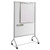 Impromptu Magnetic Whiteboard Collaboration Screen, 42w x 21.5d x 72h, Gray/White [SKU: SAF8511GR]