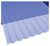 Sun N Rain 106633 Corrugated Roofing Panel, 12 ft L, 26 in W, PVC, Clear Blue [SKU: ORG3630605]