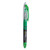 Liquid Pen Style Highlighters, Fluorescent Green Ink, Chisel Tip, Green/Black/Clear Barrel, Dozen [SKU: SAN1754468]