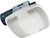 Air King BFQ110 Exhaust Fan, 8-11/16 in L, 9-1/8 in W, 0.5 A, 120 V, 1-Speed, 100 cfm Air, ABS, White [SKU: ORG6895429]