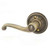 Schlage Flair Series F170 FLA 609 LH Dummy Lever, Zinc, Antique Brass [SKU: ORG6631121]
