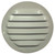 Maurice Franklin RLW-100 2 Mini Louver with Insect Screen, 2.391 in W, Round, Aluminum, White [SKU: ORG7346141]