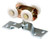 Prime-Line N 7410 Door Roller, 1 in Dia Roller, 1-3/16 in W Roller, Steel, 4-Roller, 80 lb, Top Mounting [SKU: ORG6520480]