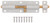 ProSource CL-702-PS Barrel Bolt, 0.31 Dia in Bolt Head, 6 in L Bolt, Brass Pin/Steel, Galvanized [SKU: ORG5127295]