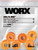 WORX WA0010 Trimmer Spool, 0.065 in Dia, 10 ft L, Plastic, Orange [SKU: ORG6936074]