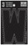 HY-KO 30400 Series 30433 Die-Cut Letter, Character: W, 3 in H Character, Black Character, Vinyl [SKU: ORG4915567]