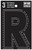 HY-KO 30400 Series 30428 Die-Cut Letter, Character: R, 3 in H Character, Black Character, Vinyl [SKU: ORG7980824]
