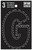 HY-KO 30400 Series 30417 Die-Cut Letter, Character: G, 3 in H Character, Black Character, Vinyl [SKU: ORG8362337]