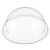 Plastic Dome Lid, No-Hole, Fits 9 oz to 22 oz Cups, Clear, 100/Sleeve, 10 Sleeves/Carton [SKU: DCCDNR662]