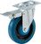 Shepherd Hardware 9262 Swivel Caster, 4 in Dia Wheel, 1 in W Wheel, Rubber Wheel, Blue, 265 lb [SKU: ORG2864536]