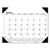 Recycled One-Color Dated Monthly Desk Pad Calendar, 18.5 x 13, White Sheets, Black Binding/Corners,12-Month (Jan-Dec): 2024 [SKU: HOD0124]